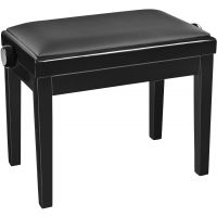 K&M 13976 Banquette noir brillant, assise imitation cuir - Vue 1